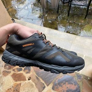 Merrell Hiking Walk Olive Green Black Exuberance 2504467 Mens Size 8 Used